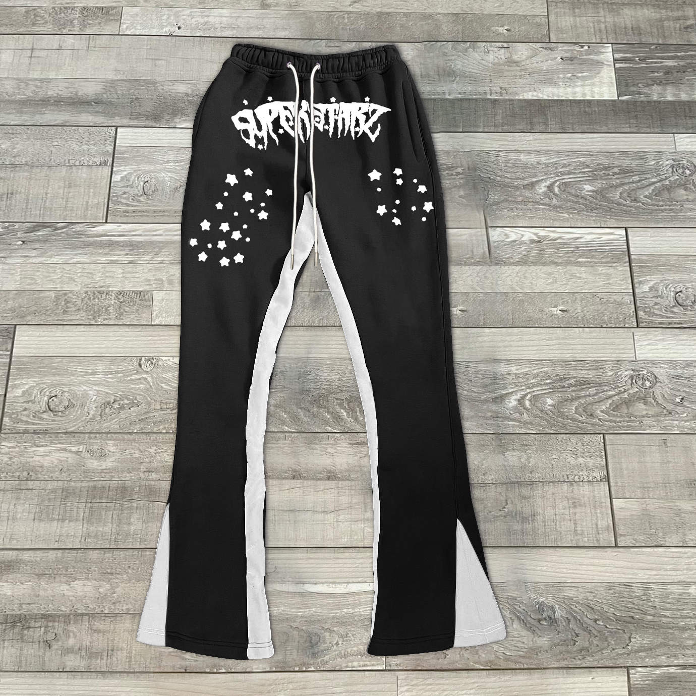 Stylish casual sporty letter print trousers