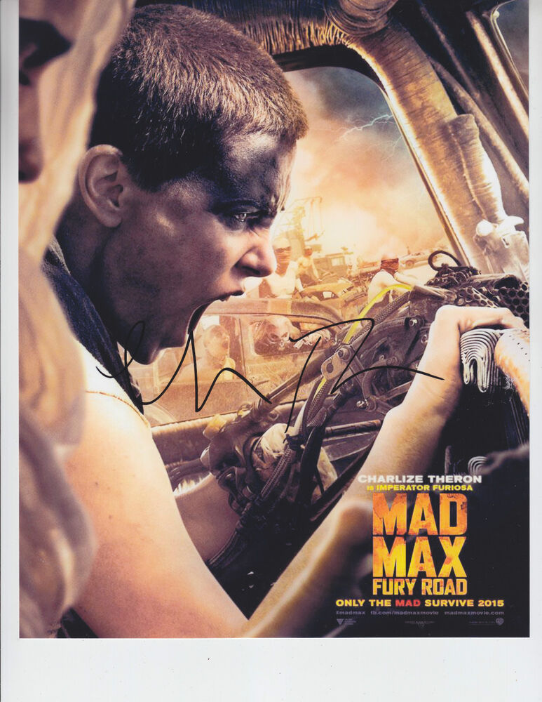 Charlize Theron - MAD MAX FURY ROAD - signed 8x10