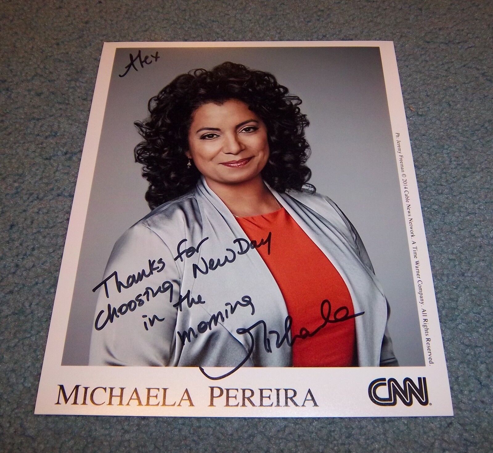 CNN Michaela Pereira Signed Autographed 8x10 Photo Poster painting New Day A