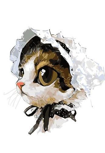 

Cat Head Cover – Paint By Numbers - 40*50CM, 501 Original