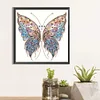 5D DIY Partial Special Shaped Drill Diamond Painting Wings Decoration 30x30cm