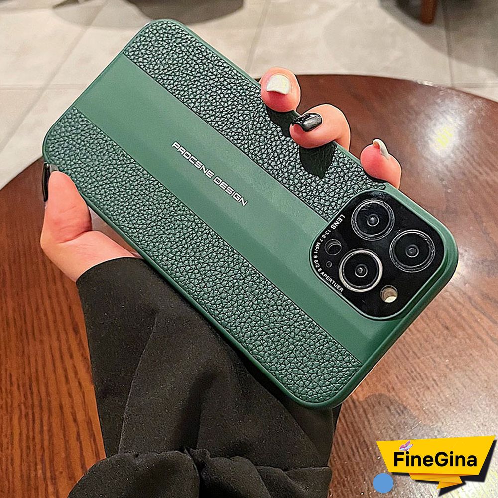 White Casual Street Letter Print Patchwork Phone Case