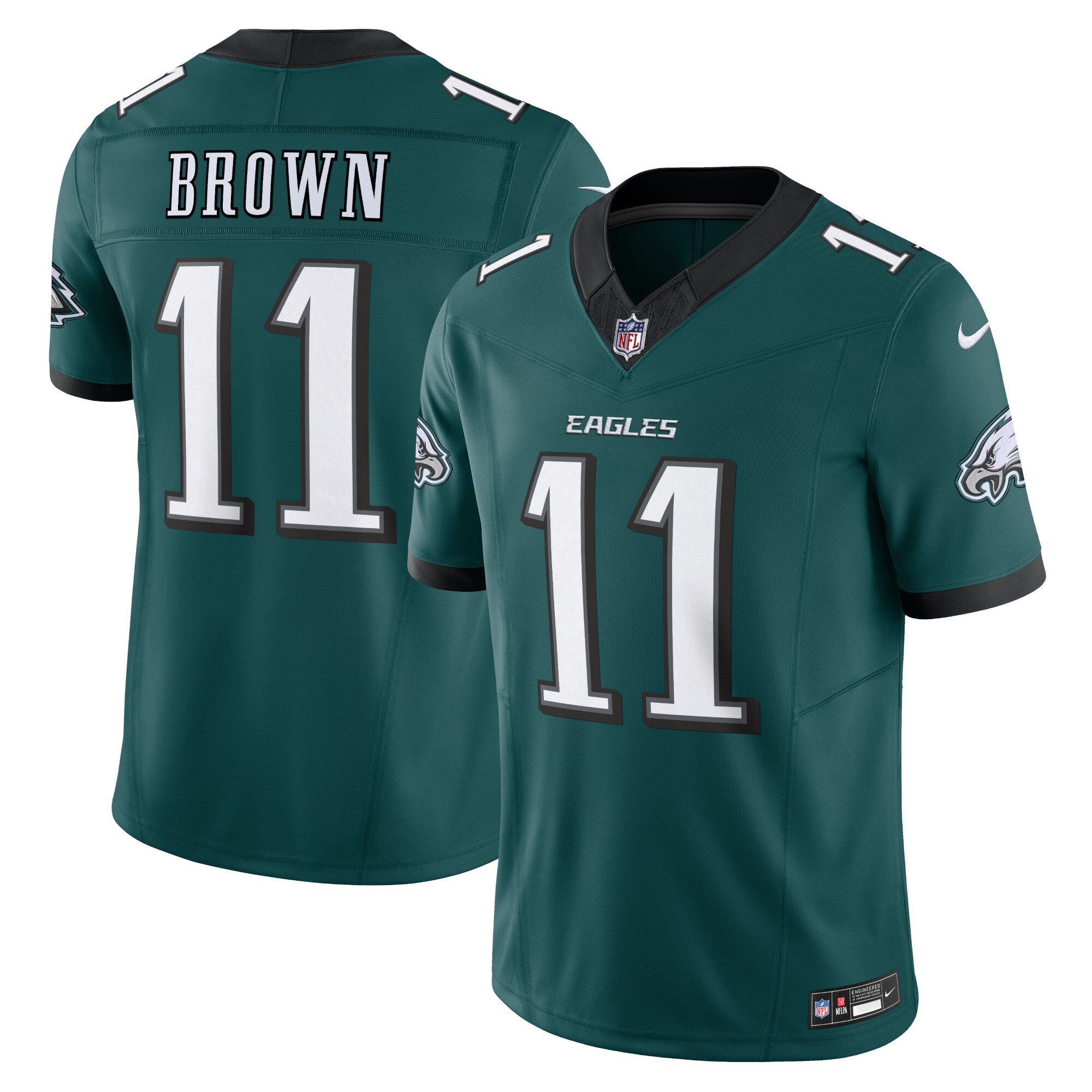 A.J. Brown Philadelphia Eagles Nike Vapor F.U.S.E. Limited Jersey - Midnight Green mysite