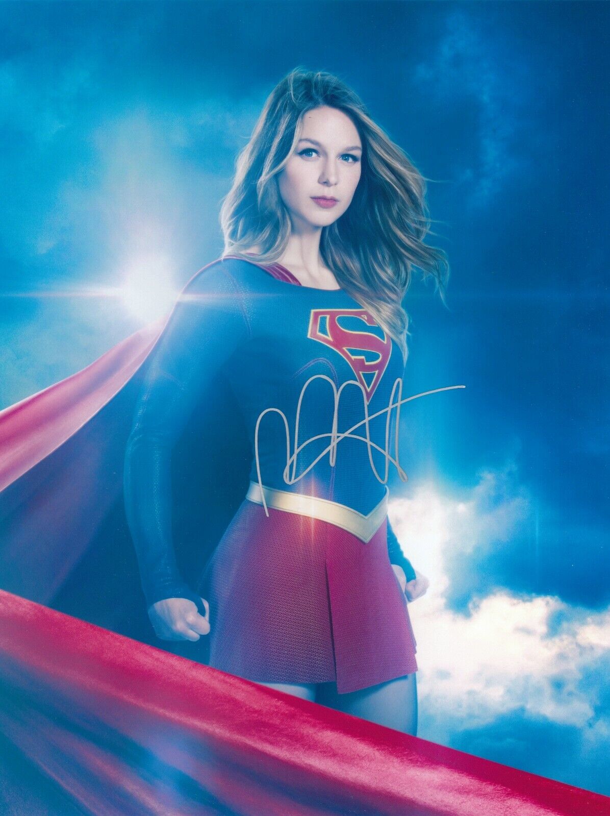 Melissa Benoist Signed Auto 8 x 10 Photo Poster paintinggraph