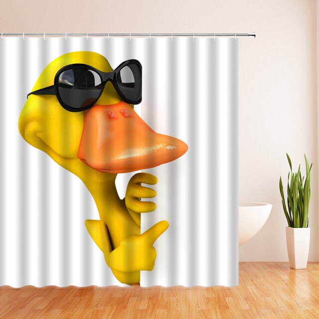 

Shower Curtain – Rubber Duck Cat-180*180cm, 501 Original
