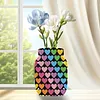 (US Local)Love Acrylic Double Sided Special Shape Diamond Painting Vase for Home Decor