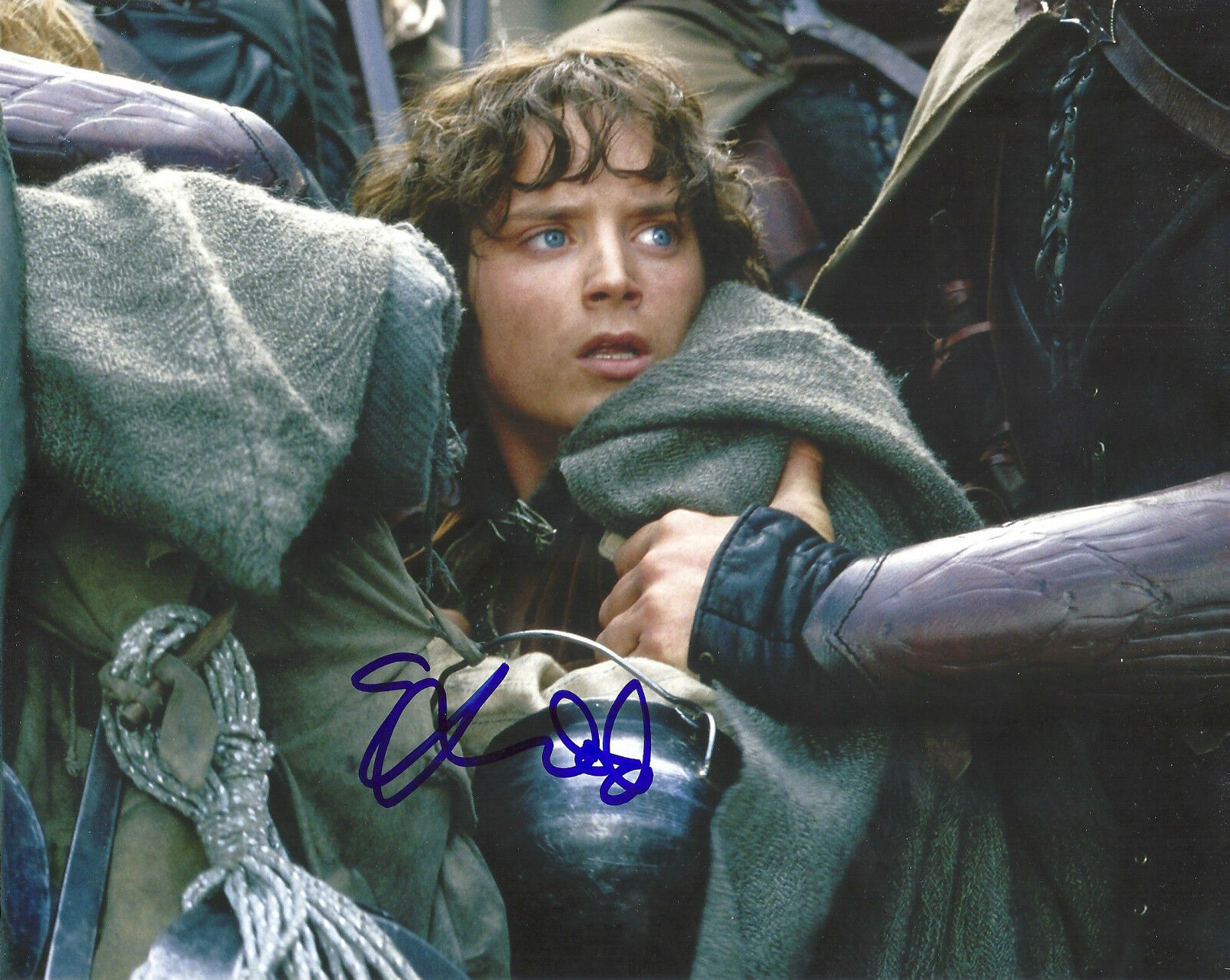 ELIJAH WOOD 'LORD OF THE RINGS' FRODO BAGGINS SIGNED 8X10 PICTURE *COA 1