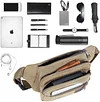 G&uuml;rteltasche Wasserdicht Bauchtasche L&auml;ssig H&uuml;fttasche Sportlich Umh&auml;ngetasche Multifunktional Mehrf&auml;cher f&uuml;r Reise Wanderung Laufen Radfahren Outdoor Aktivit&auml;ten