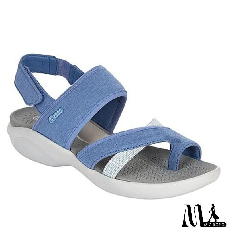 MidiSono - Women's Comfy Large Size Soft Spring Summer Beach Sandals