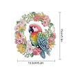 2Pcs couronne de perroquet - 5d bricolage artisanat pendentif