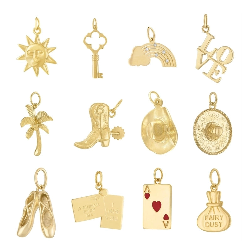 1 Piece 16.5*17mm 304 Stainless Steel Zircon 18K Gold Plated Letter Ball Boots Pendant Jewelry Accessories