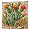 Framed Diamond Painting - Special Shaped - Cactus(25x25cm)