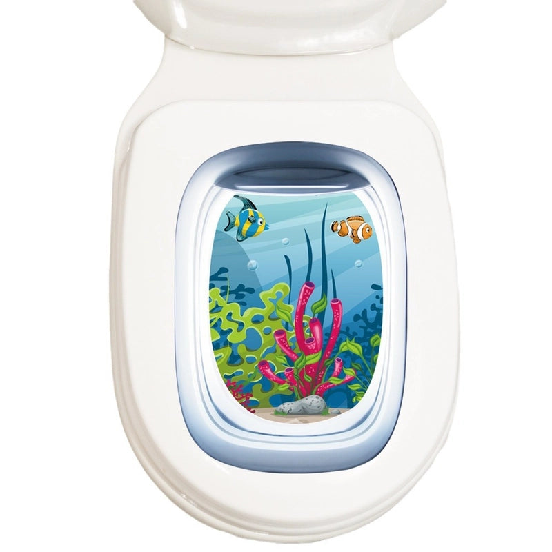 Casual Elegant Landscape PVC Wall Sticker Bathing