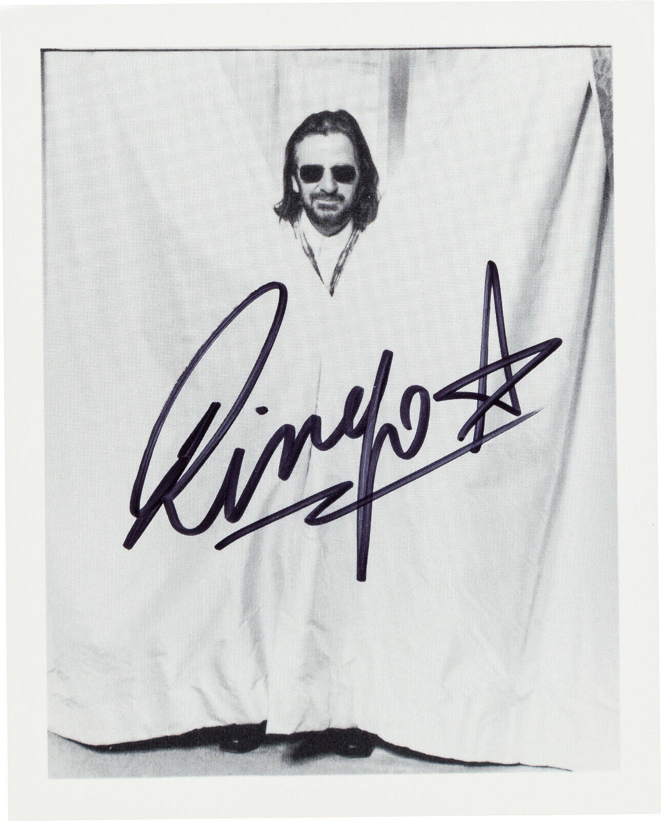 RINGO STARR Signed Photo Poster paintinggraph - Pop Star Drummer THE BEATLES - preprint