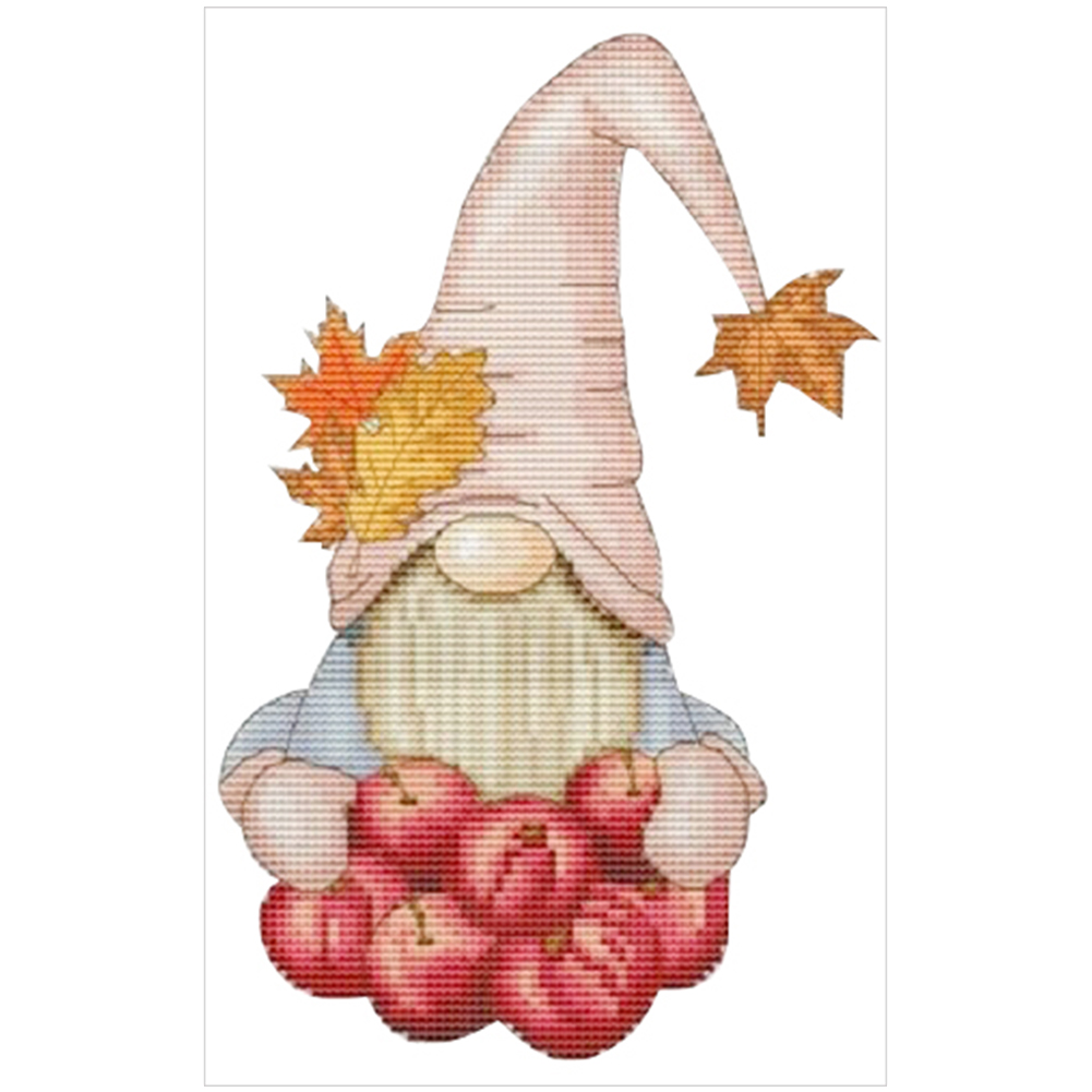 

Gnome - 11CT Stamped Cross Stitch - 65*40CM, 501 Original