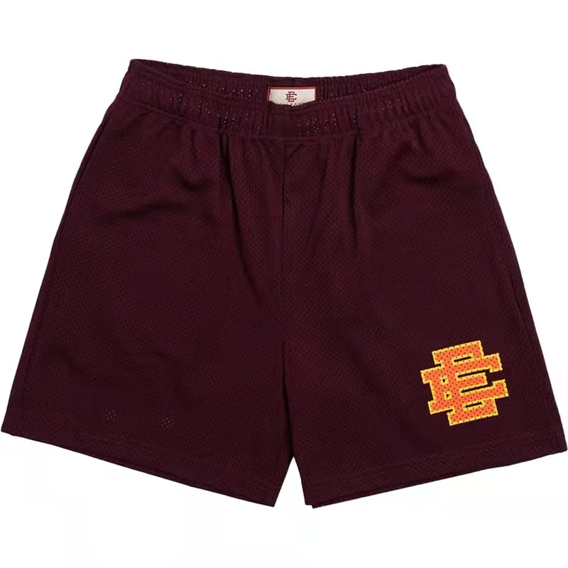 Mens Basic Casual Beach Mesh Shorts