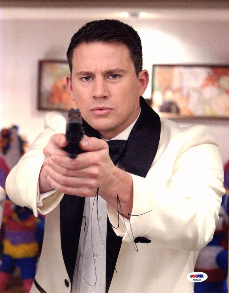 Channing Tatum SIGNED 11x14 Photo Poster painting Jenko 21 22 Jump Street PSA/DNA AUTOGRAPHED