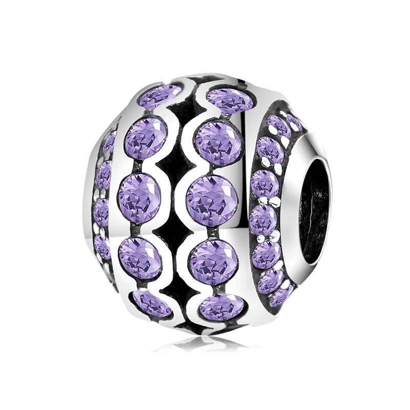 1 Piece 925 Sterling Silver Zircon Solid Color Jewelry Accessories