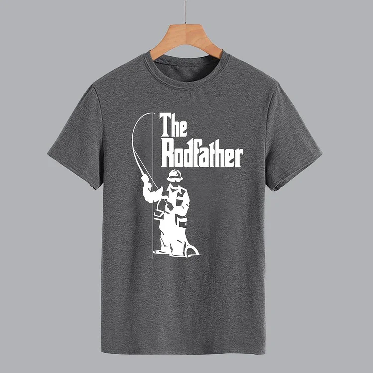 The Rodfather Fishing T-Shirt Tee-012382-Annaletters