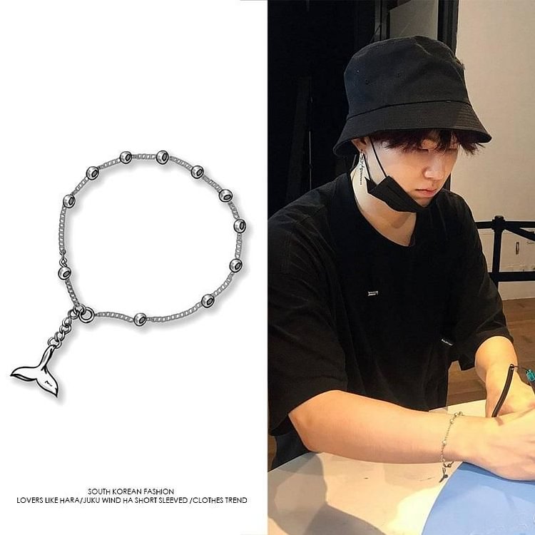 방탄소년단 Suga 2018 Vlive Fashion Bracelet