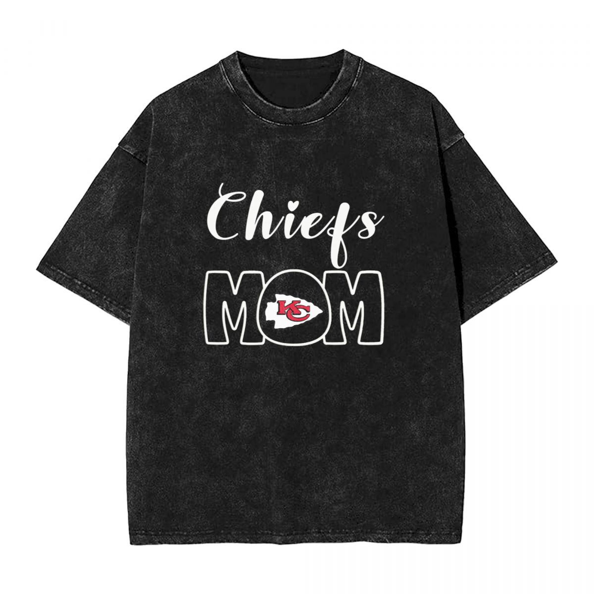 Kansas City Chiefs Mom Men's Vintage Oversized T-Shirts