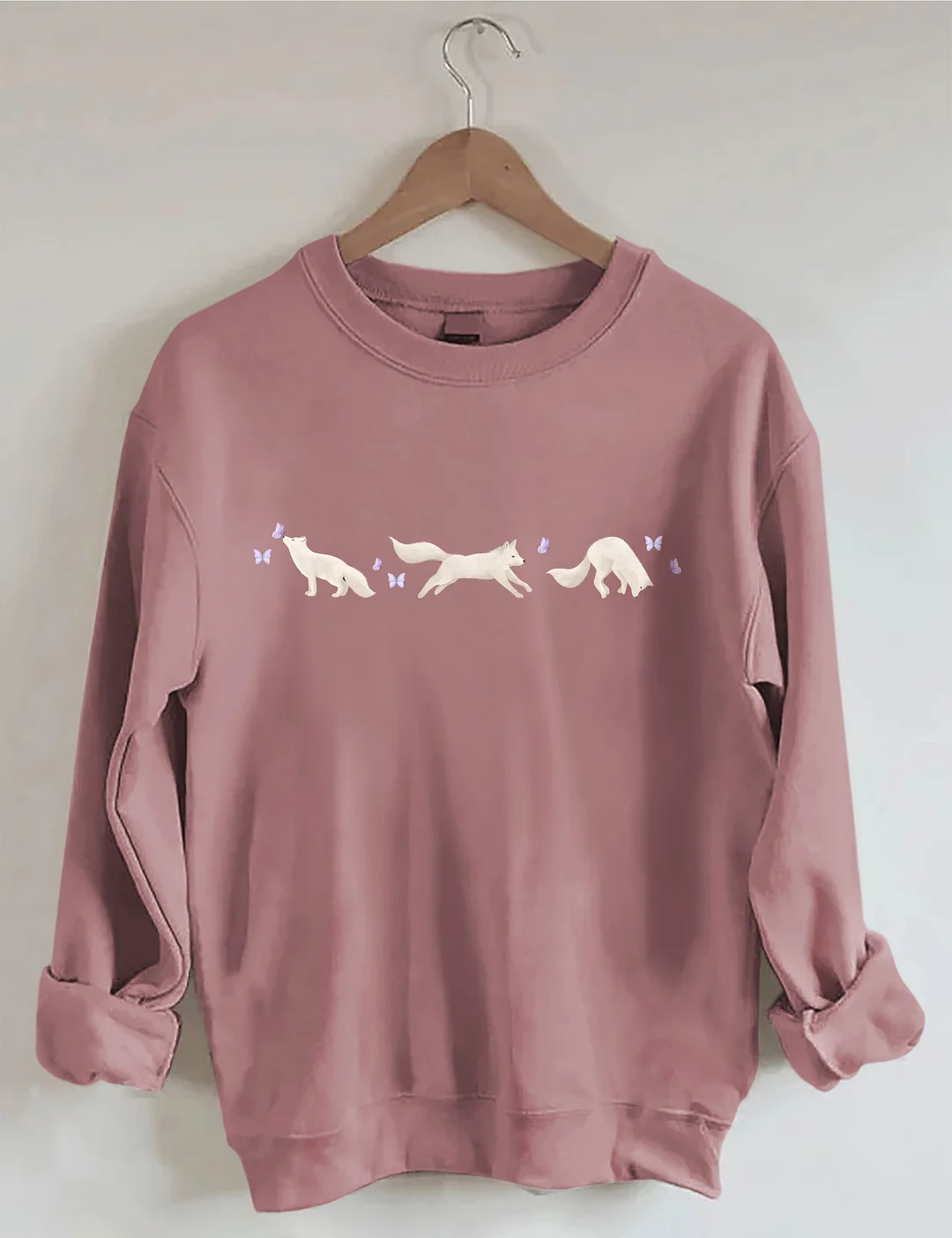 Foxes And Butterflies Sweatshirt