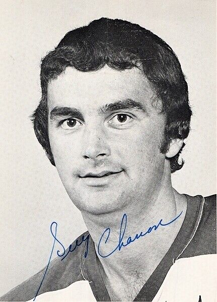 1976-81 GUY CHARRON-WASHINGTON CAPITALS 4X6 SEMI-GLOSS TEAM ISSUED Photo Poster painting