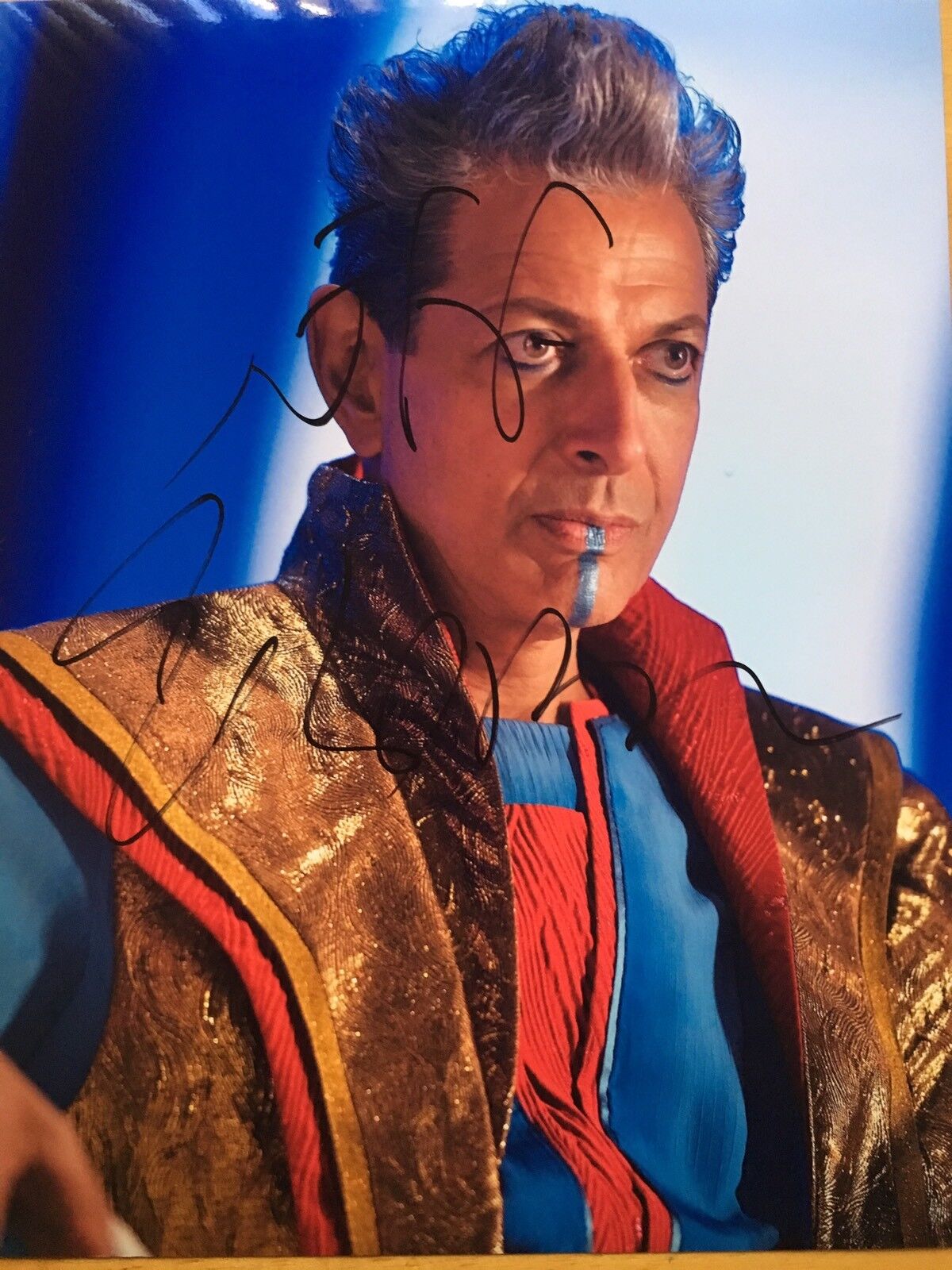 Jeff Goldblum Signed Photo Poster painting The Grandmaster Marvel Thor 8.5 X11 PROOF PICS