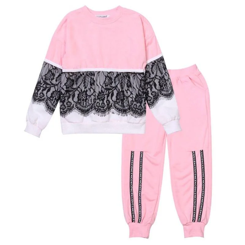 Toddler Gril Clothing Sets Auutmn Winter Girls Outfit Clothes Kids Suit Tracksuit For Children Infant Top+Pants 3 4 5 6 7 Years