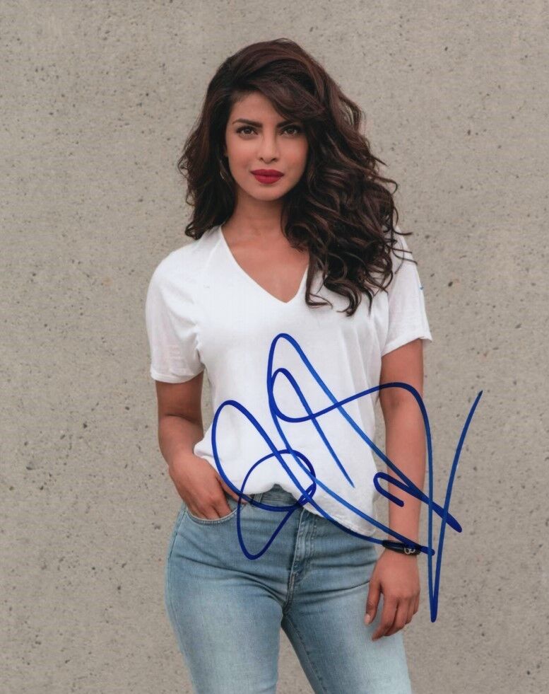 PRIYANKA CHOPRA Signed Autographed Photo Poster painting