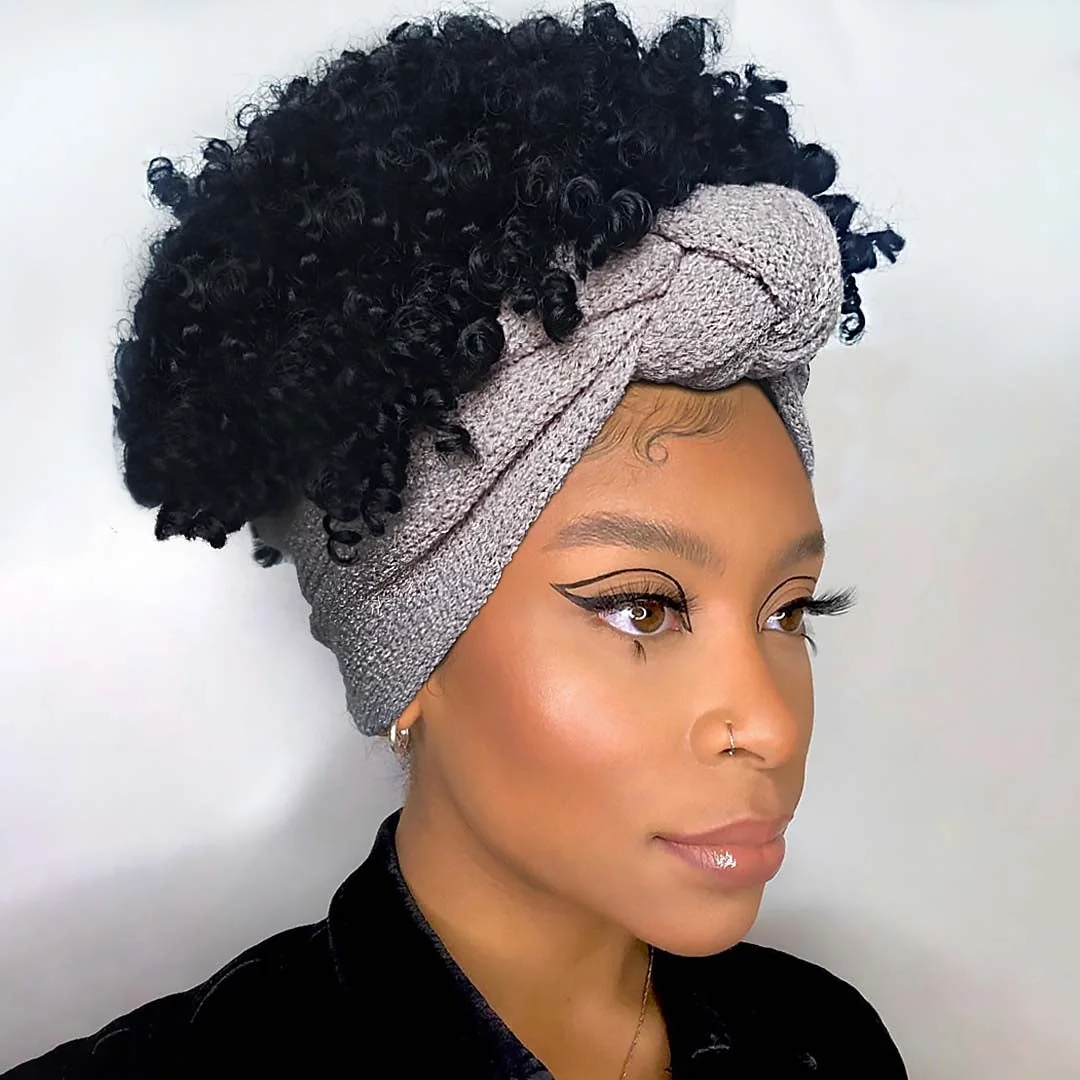 Evening Yarn | Wrap-wig (2 in 1)| -AW157