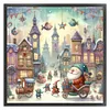 Christmas Town-11CT Stamped Cross Stitch 50*50cm tapestrymarket