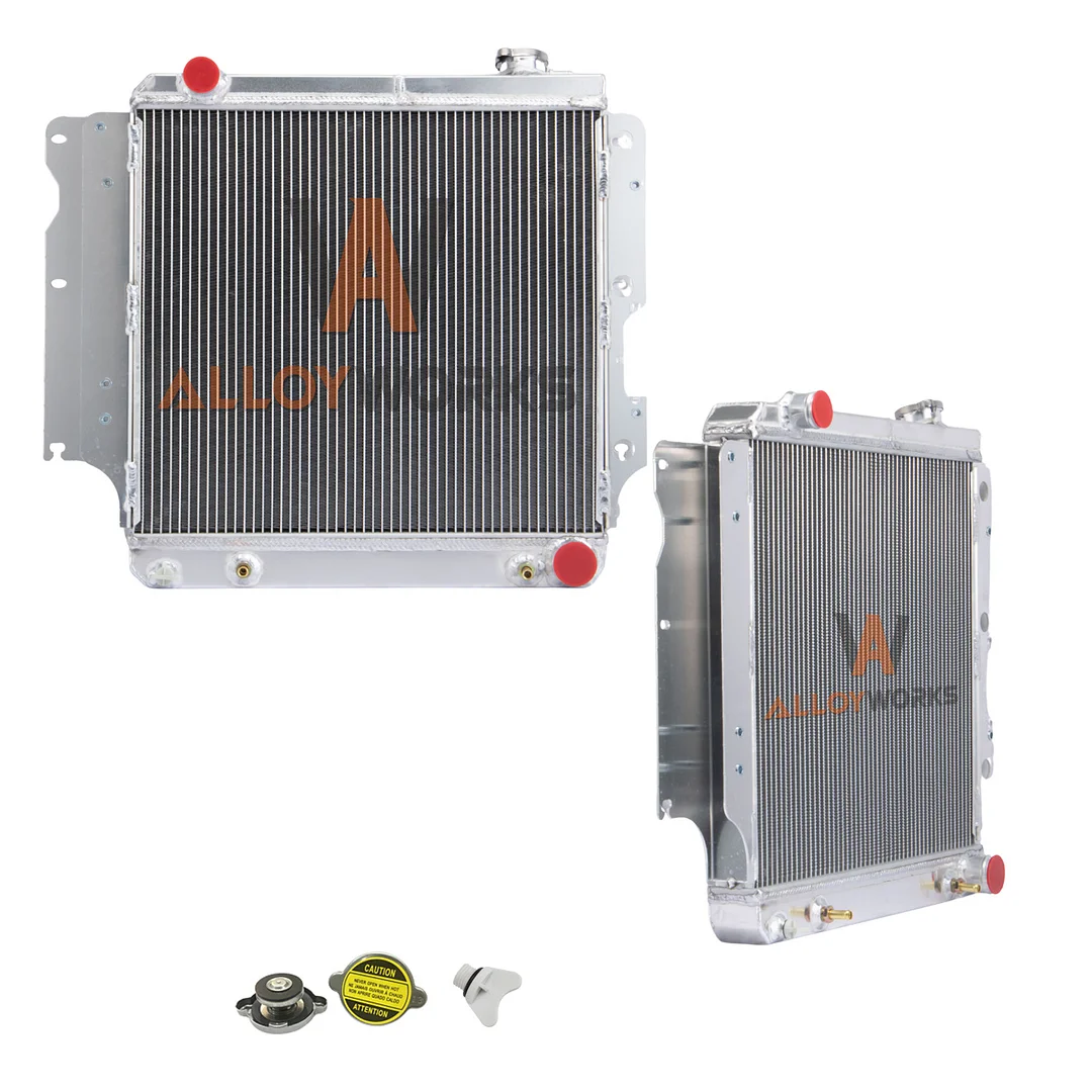 Alloyworks 3 Row Aluminum Radiator For 1987-2006 Jeep Wrangler TJ YJ ...