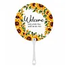 8Pcs DIY Diamond Painting Church Handheld Fans, Christian Bible Verse Scripture Hand Fans with Plastic Handles, Religious Inspirational Church Welcome Gifts for Visitors, Women Men, Bridal Shower Guest Favors