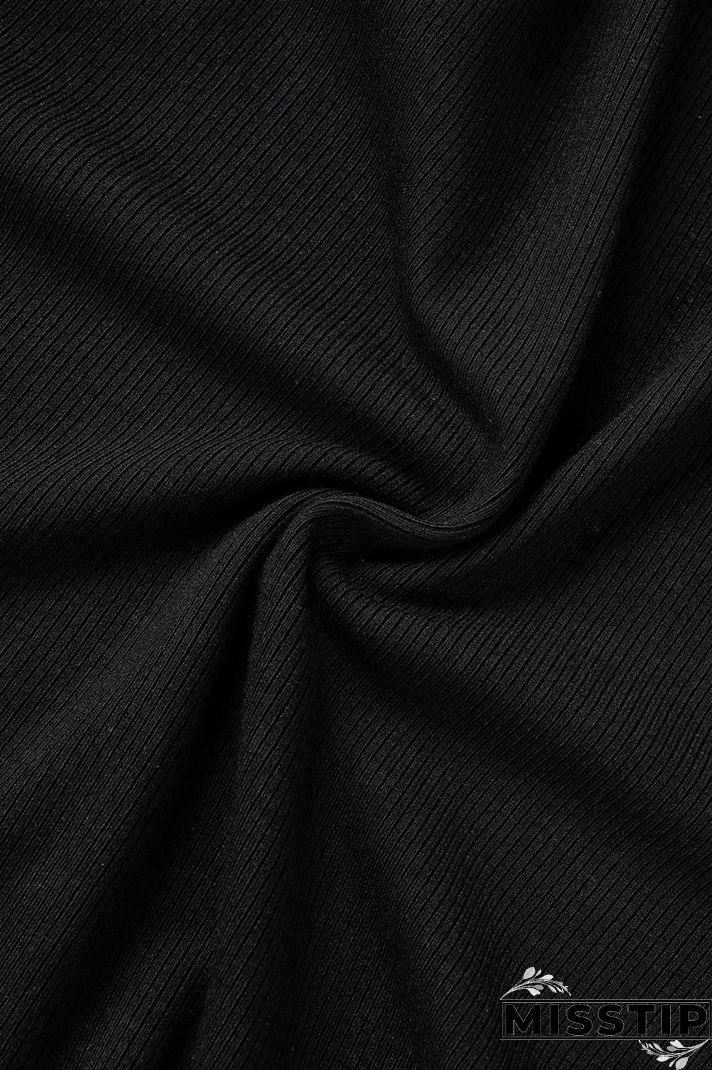 Black Casual Solid Basic Half A Turtleneck Tops