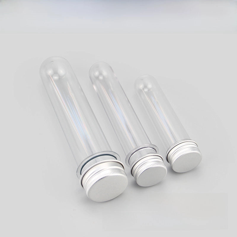30/40/100mlpet Test Tube Data Line Test Tube Liquid Sampling Bottle Mask Bottle Candy Test Tube Bath Salt Tube