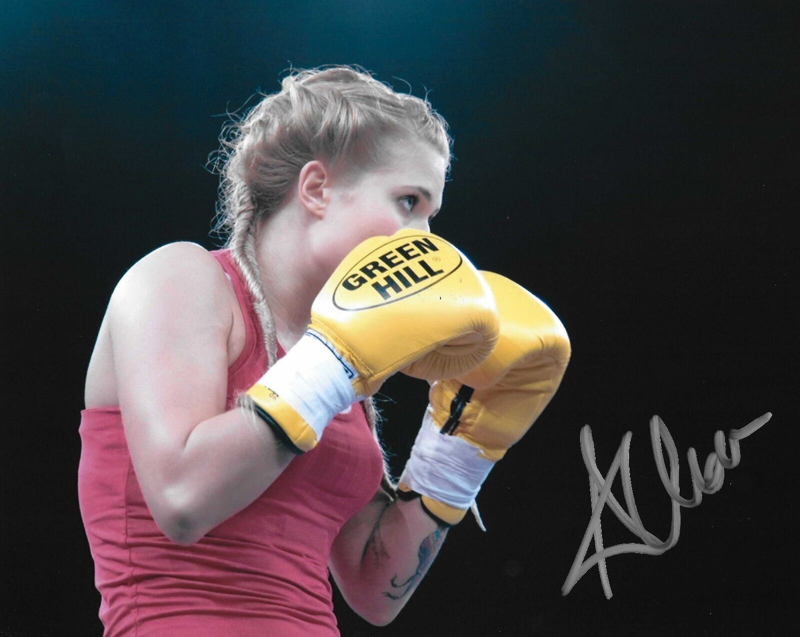 Anastasia Yankova Signed 8x10 Photo Poster painting Bellator MMA K-1 Model Picture Autograph 35