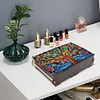 (US Local)Diamond Painting Storage Box DIY 5D Diamond Painting Jewelry Box for Women(Tree)