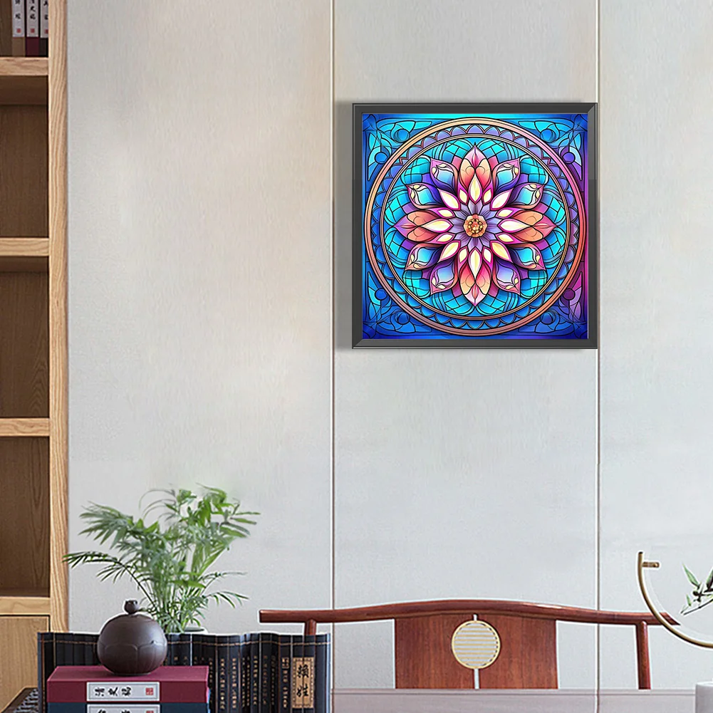 Partial AB Diamond Painting - Full Square Drill - Mandala(Canvas|45*45cm)