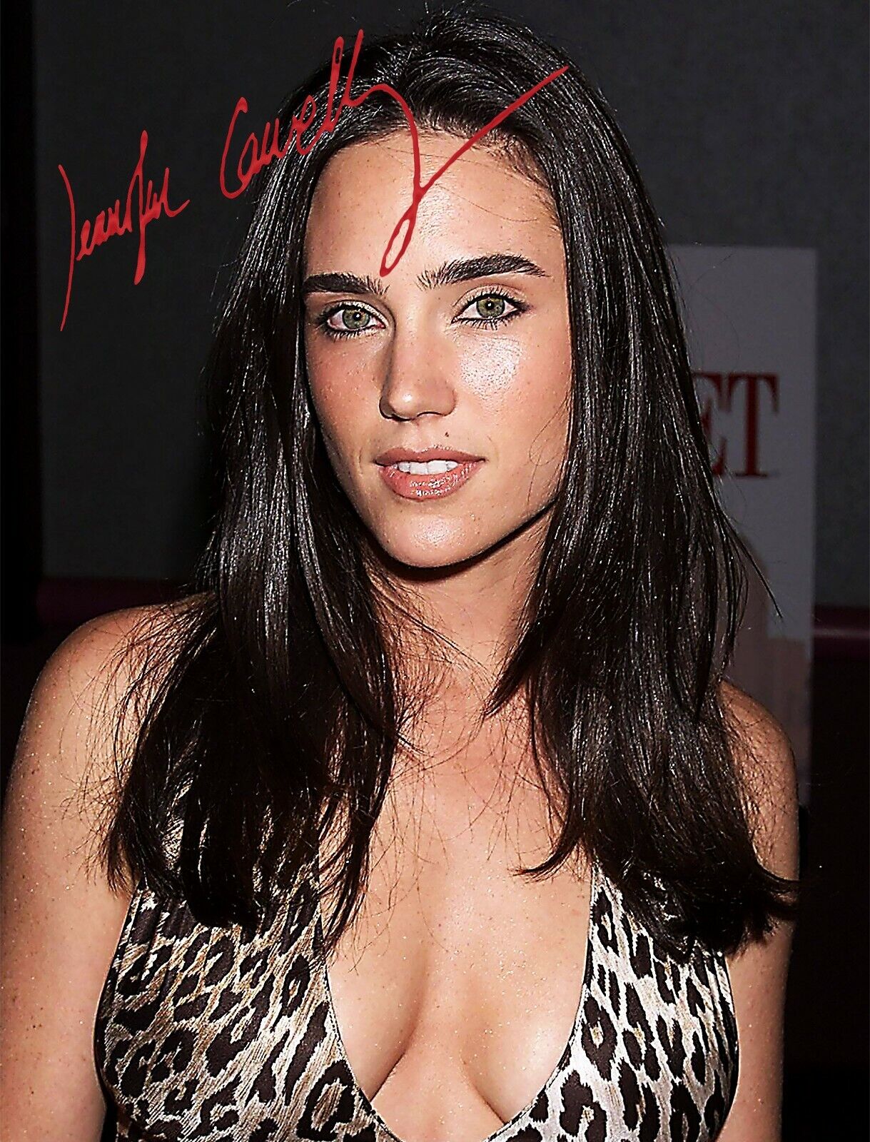 JENNIFER CONNELLY NAKED SIGNED AUTOGRAPH SIGNATURE 8.5X11 Photo Poster painting PICTURE REPRINT