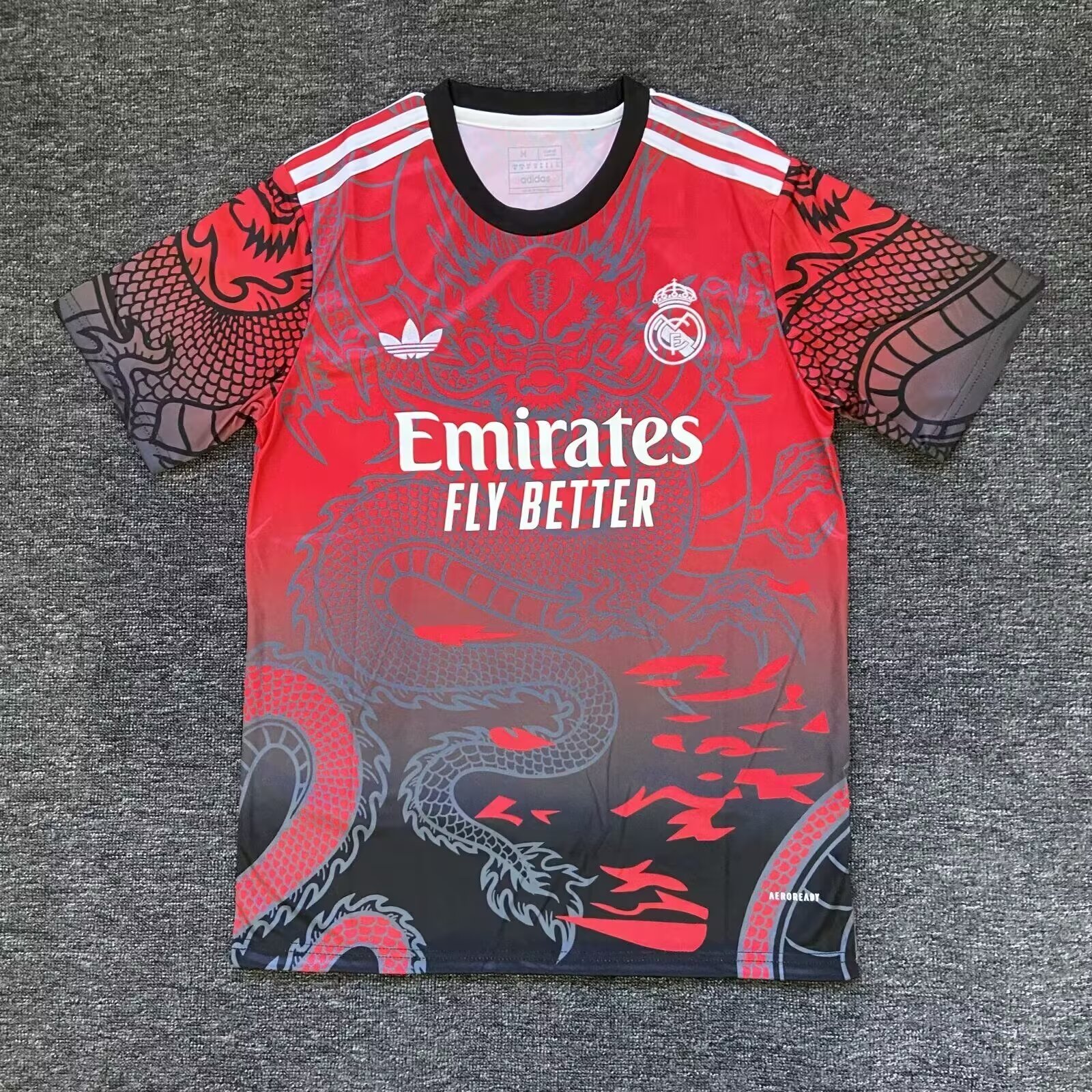 24/25 Football Shirt Real Madrid Dragon Red Thai quality