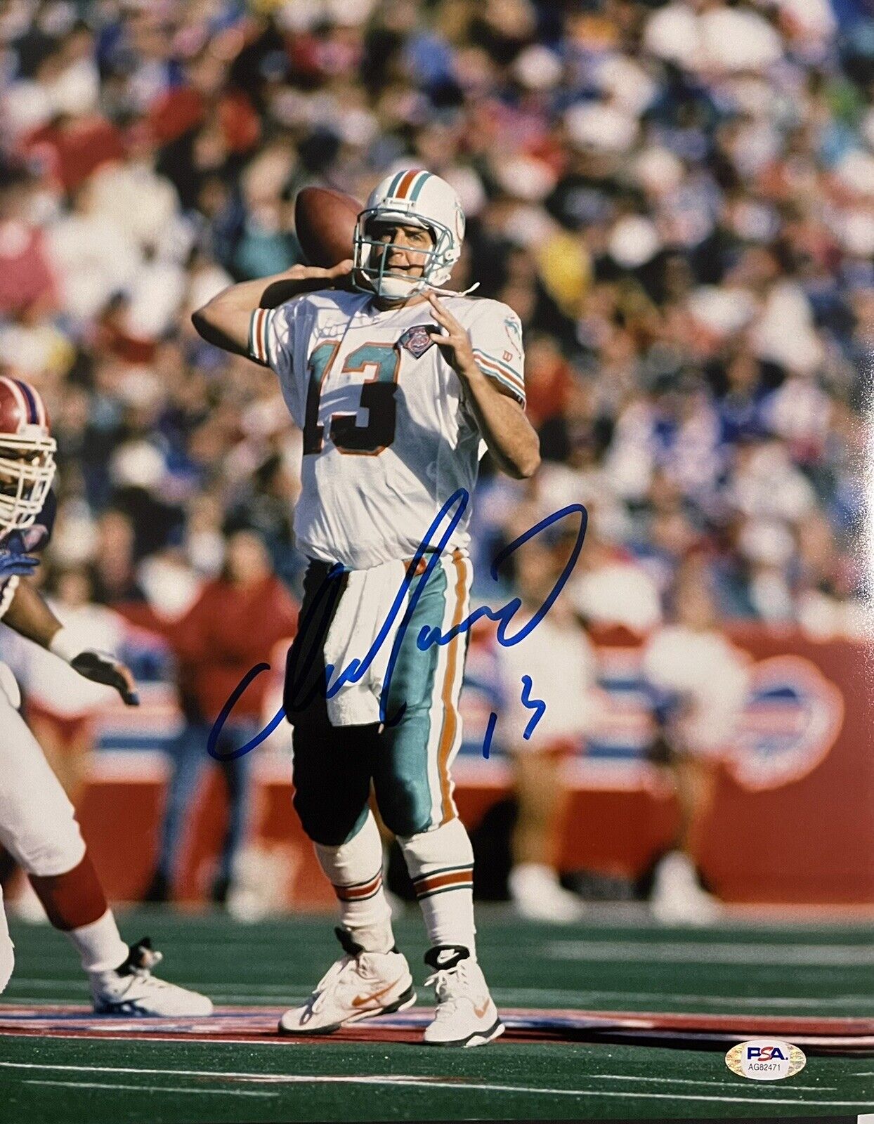 Dan Marino Signed Autographed Miami Dolphins 11x14 Photo Poster painting HOF Psa/Dna