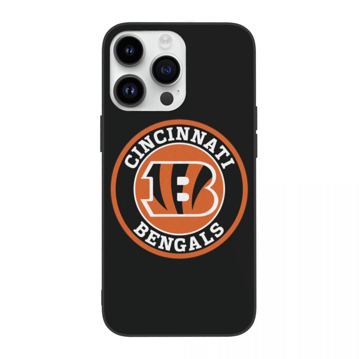 Cincinnati Bengals Circle Logo iPhone 14 Phone Case