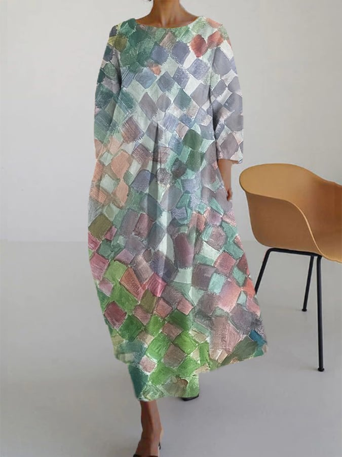 Women's Casual Floral Print Dress
