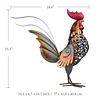 Large iron rooster - Decorative rooster - Metal garden animals - Ornament for the garden and terrace