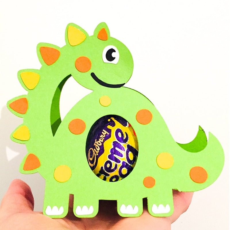 TOP EXPRESSION 3D Easter Egg Holder Metal Cutting Die Stencils for DIY Scrapbooking Embossing Handmade Paper Cards Gift