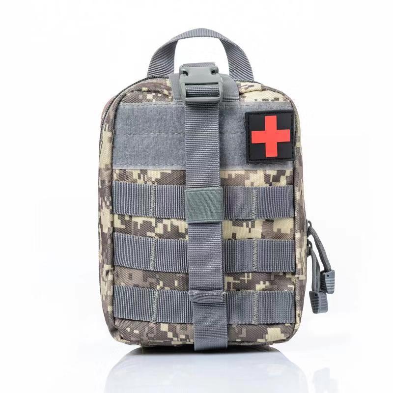 Outdoor emergency medical waist bag