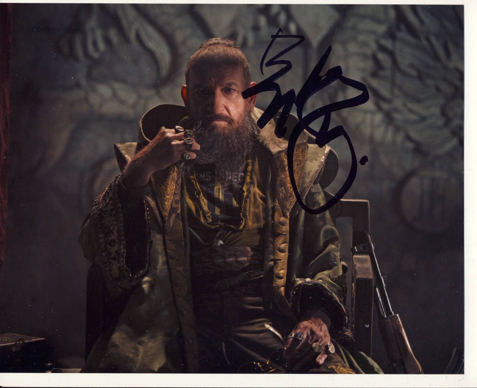 Ben Kingsley Autograph IRON MAN 3 Signed 8x10 Photo Poster painting AFTAL [7188]