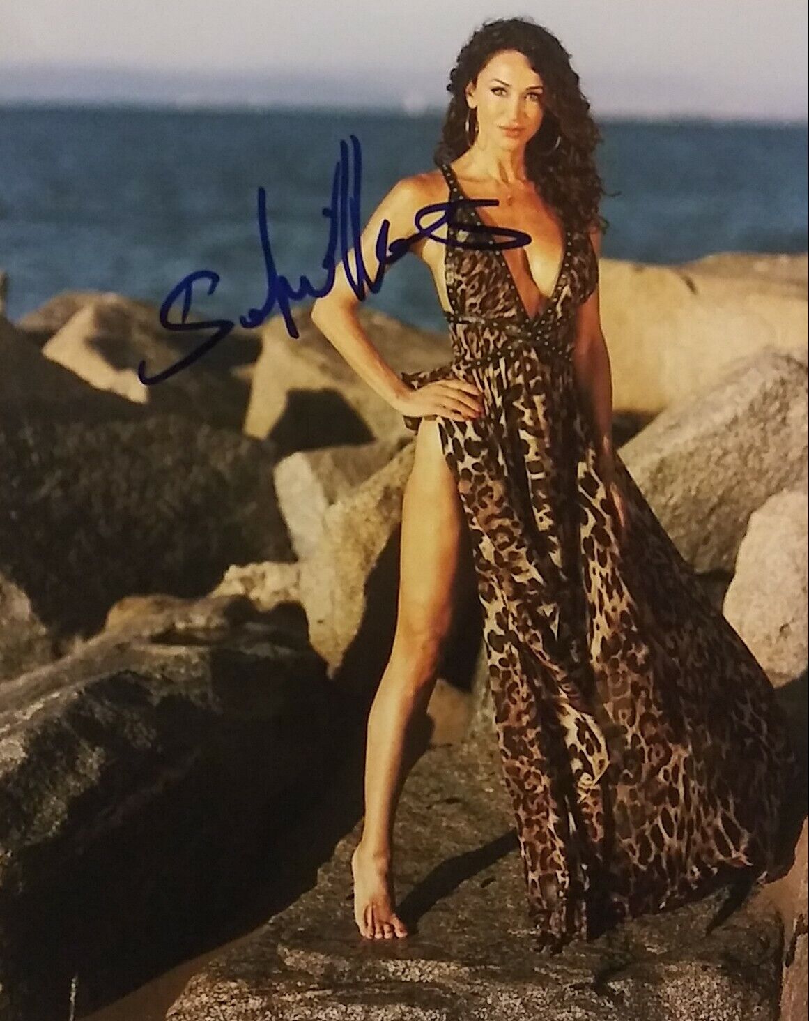 Sofia Milos - CSI Miiami - signed 8 x 10