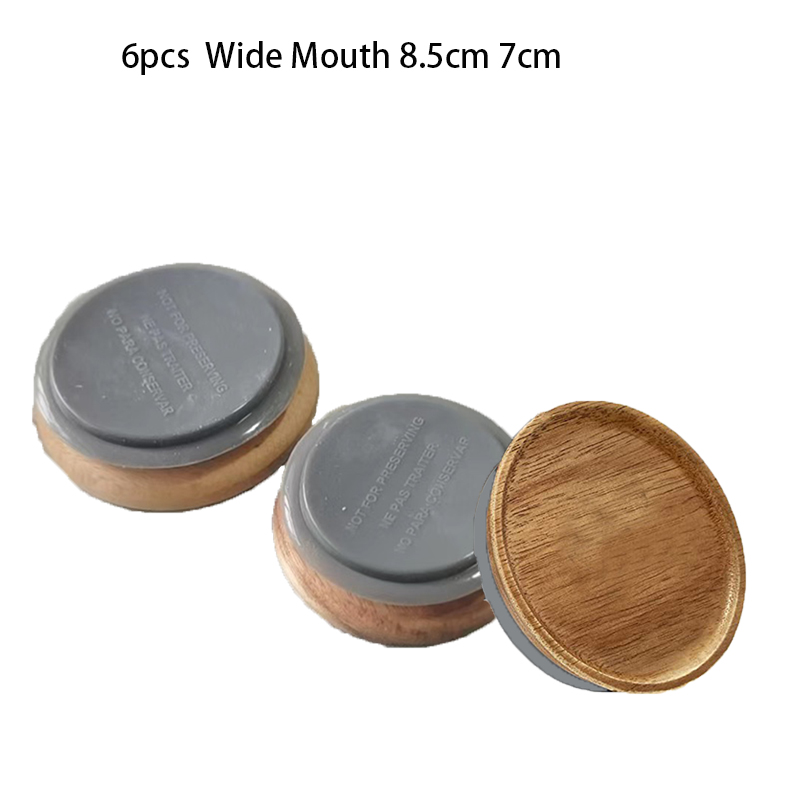 

Ball Jar Wooden Storage Lids 6pcs, 501 Original